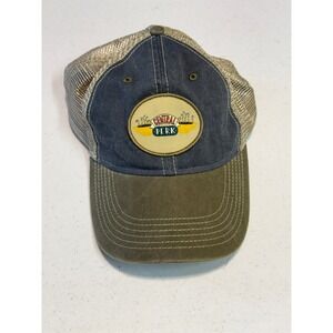 Warner Bros Friends Central Perk Dad Hat Ouray Snapback‎ Blue Green Mesh Cap